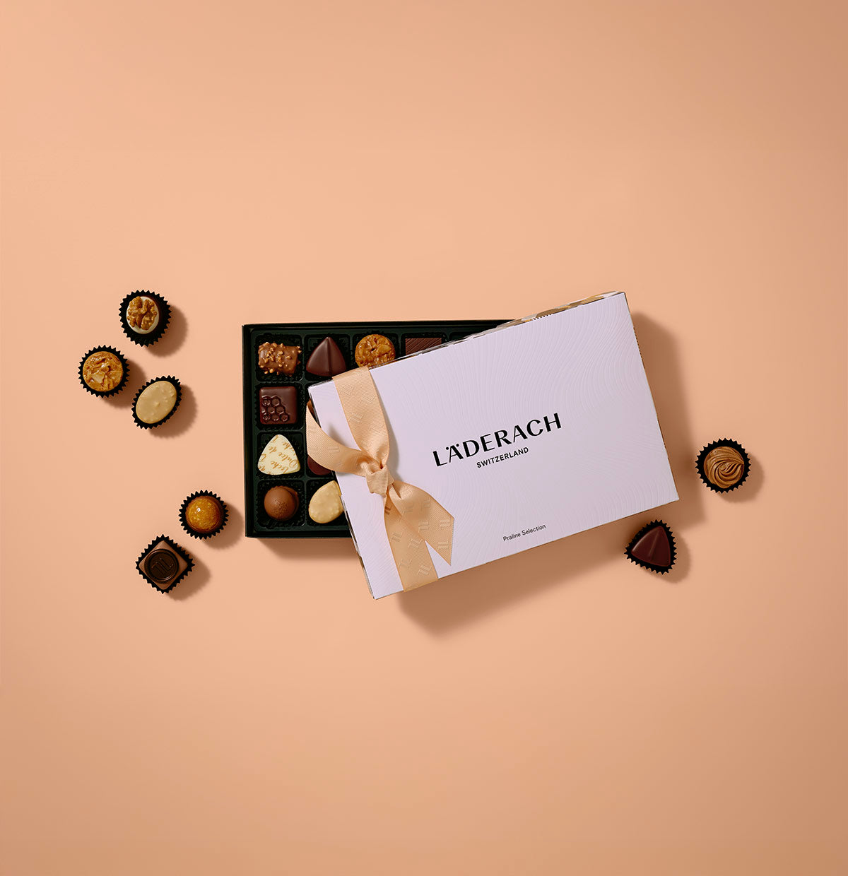 Läderach Praline Selection kurumsal hediye kutusu