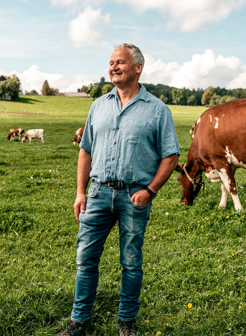 Werner Schenk, Thurgau'dan süt üreticisi