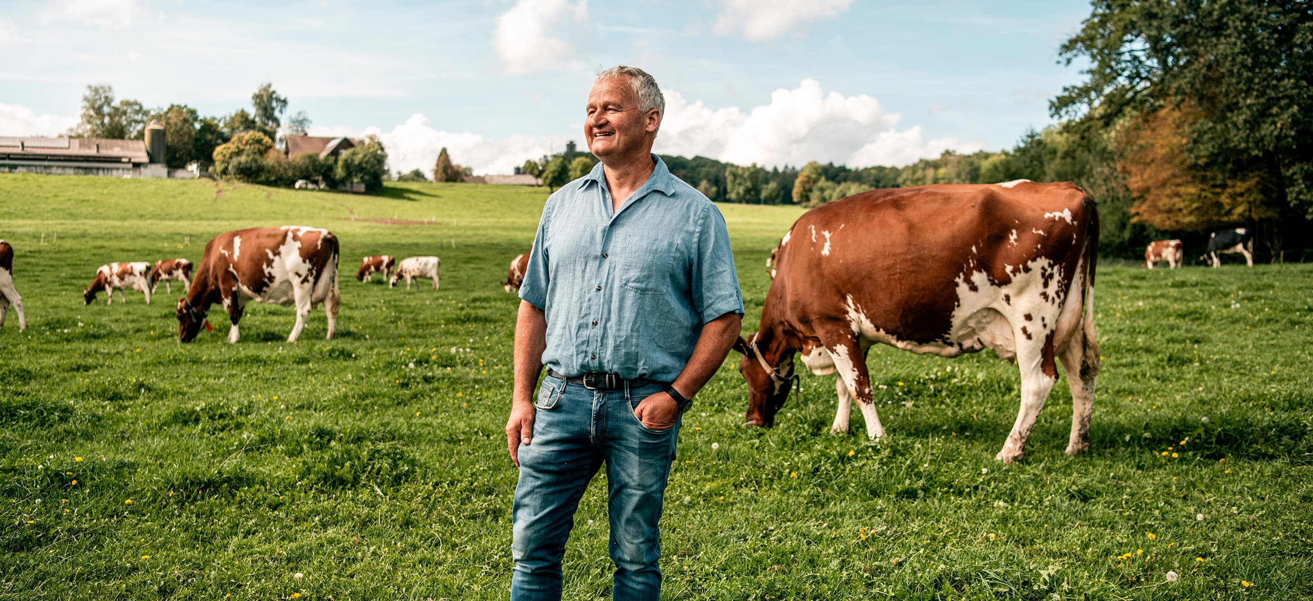 Werner Schenk, Thurgau'dan süt üreticisi
