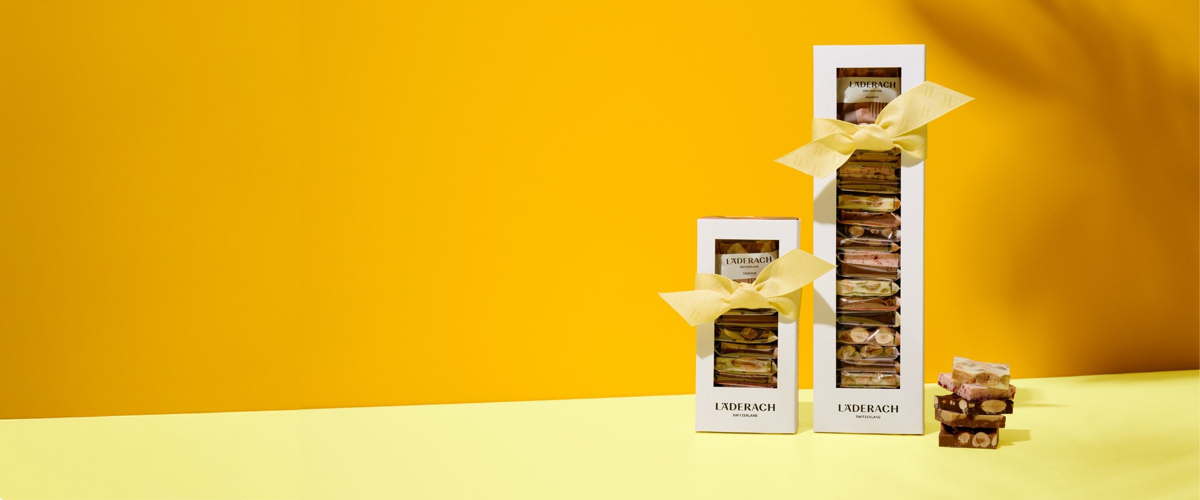 Läderach summer collection chocolate boxes